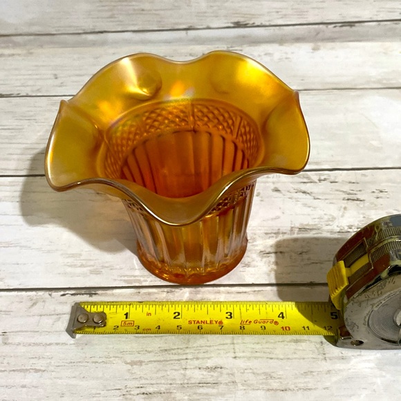 Vintage Northwood Marigold Hat Carnival Glass - Picture 9 of 9